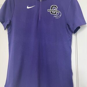 Nike Purple Dri-FIT Polo